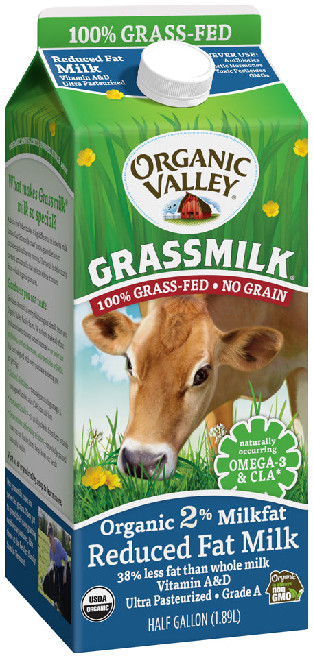 Organic Valley Grassmilk Organic 2% Reduced Fat Milk 64fl oz