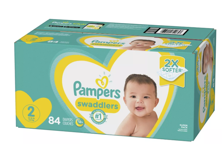Pampers Swaddlers Diapers Size 2 84ct
