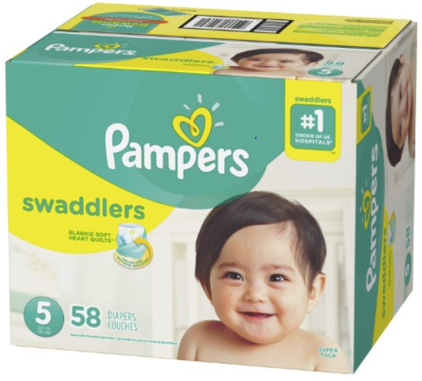 Pampers Swaddlers Diapers Size 5 58ct