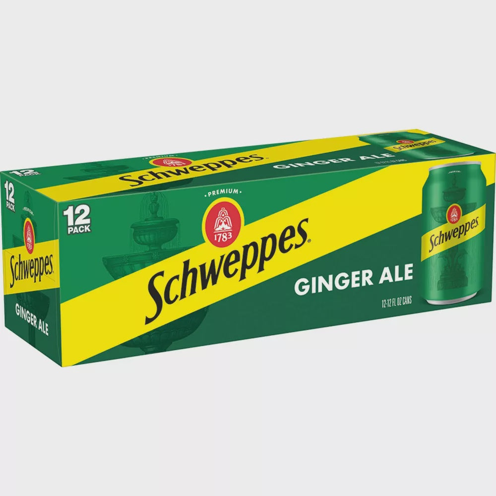 Schweppes Ginger Ale 12oz 12ct