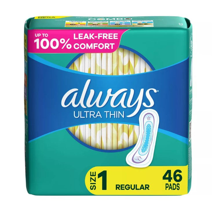 Always Ultra Thin Pads Size 1 46ct