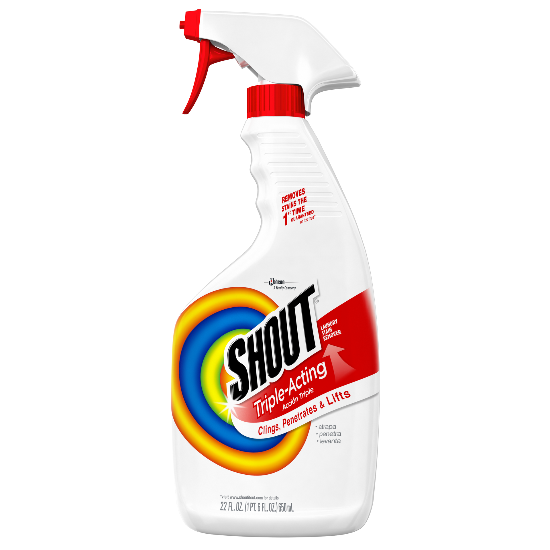 Shout Triple Acting Stain Remover 22fll oz