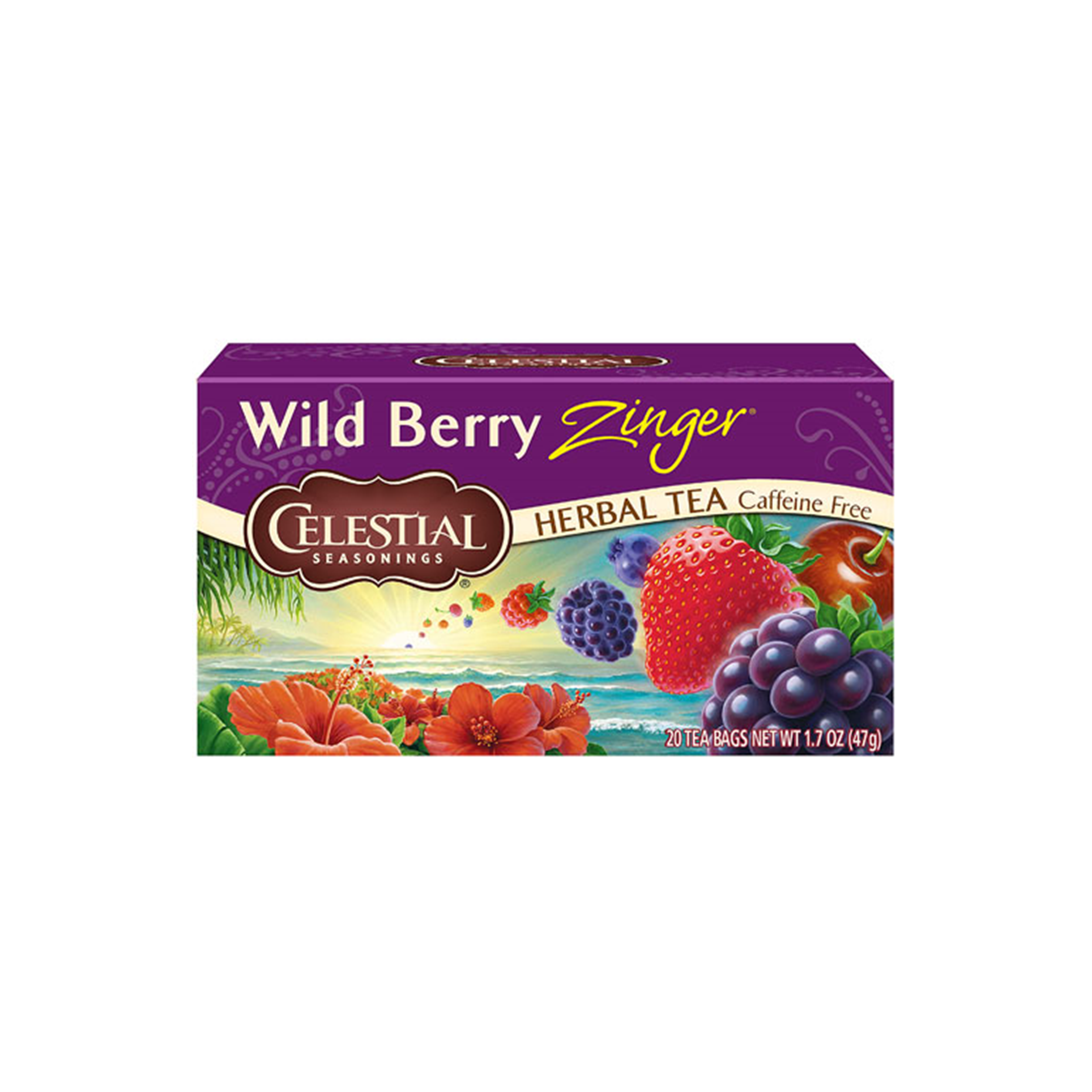 Celestial Seasonings Wild Berry Zinger Tea Bags 20ct