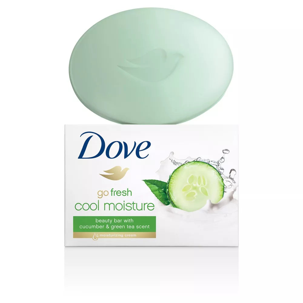 Dove Gentle Go Fresh Cool Moisture Beauty Bar Soap 4oz