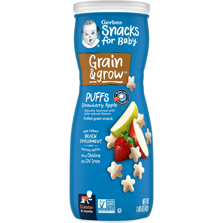 Gerber Strawberry Apple Puffs 1.48oz