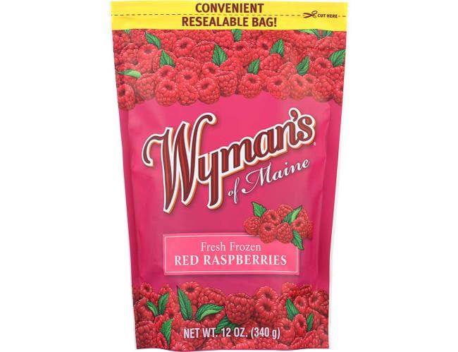 Wymans Frozen Red Raspberries 12oz