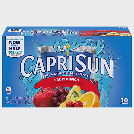 Capri Sun Fruit Punch Drink Pouches