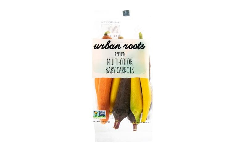 Urban Roots Peeled Multi Colored Carrots 8oz