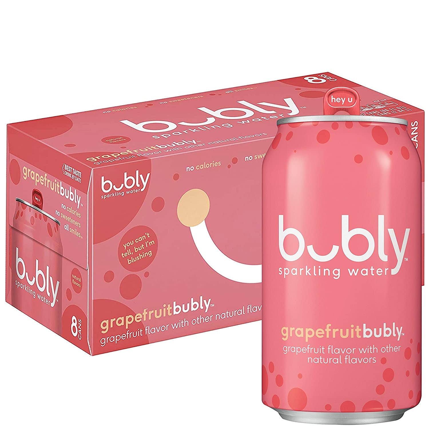 Bubly Grapefruit 12 oz Sparkling Water 8ct
