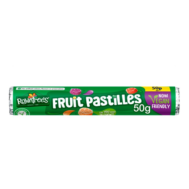 Rowntrees Fruit Pastilles Roll Sweets 52g