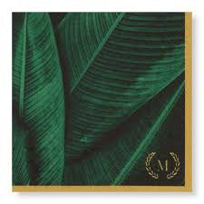 Manor Road Palm Grove Luncheon Napkin 20pk