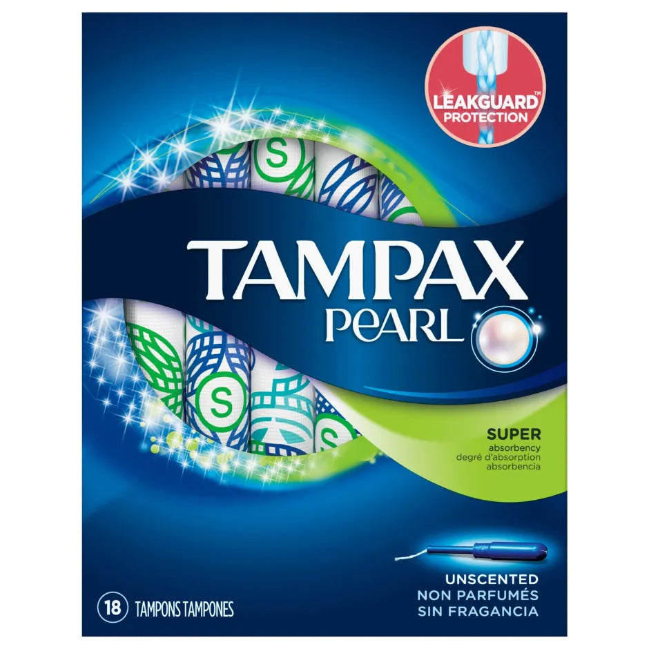 Tampax Pearl Super Tampons 18ct