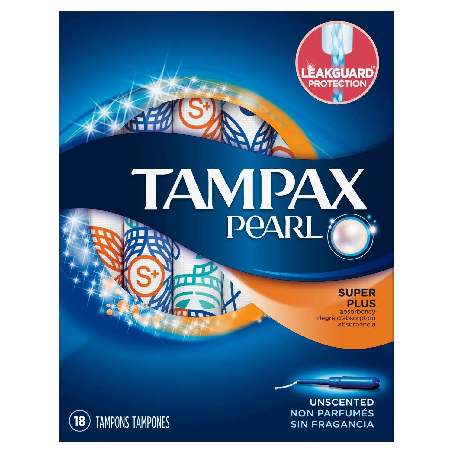 Tampax Pearl Super Plus Tampons 18ct