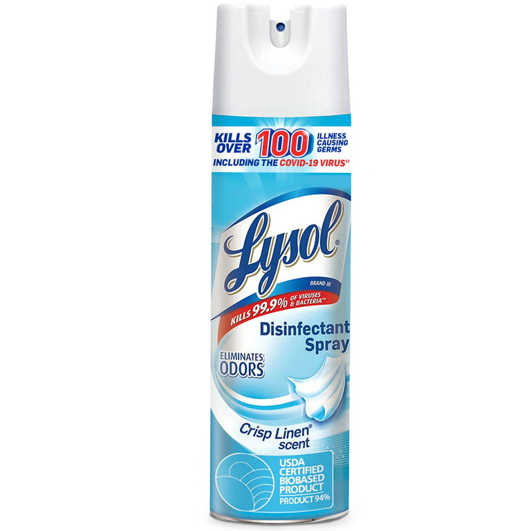 Lysol Disinfectant Spray Crisp Linen Scent 19oz