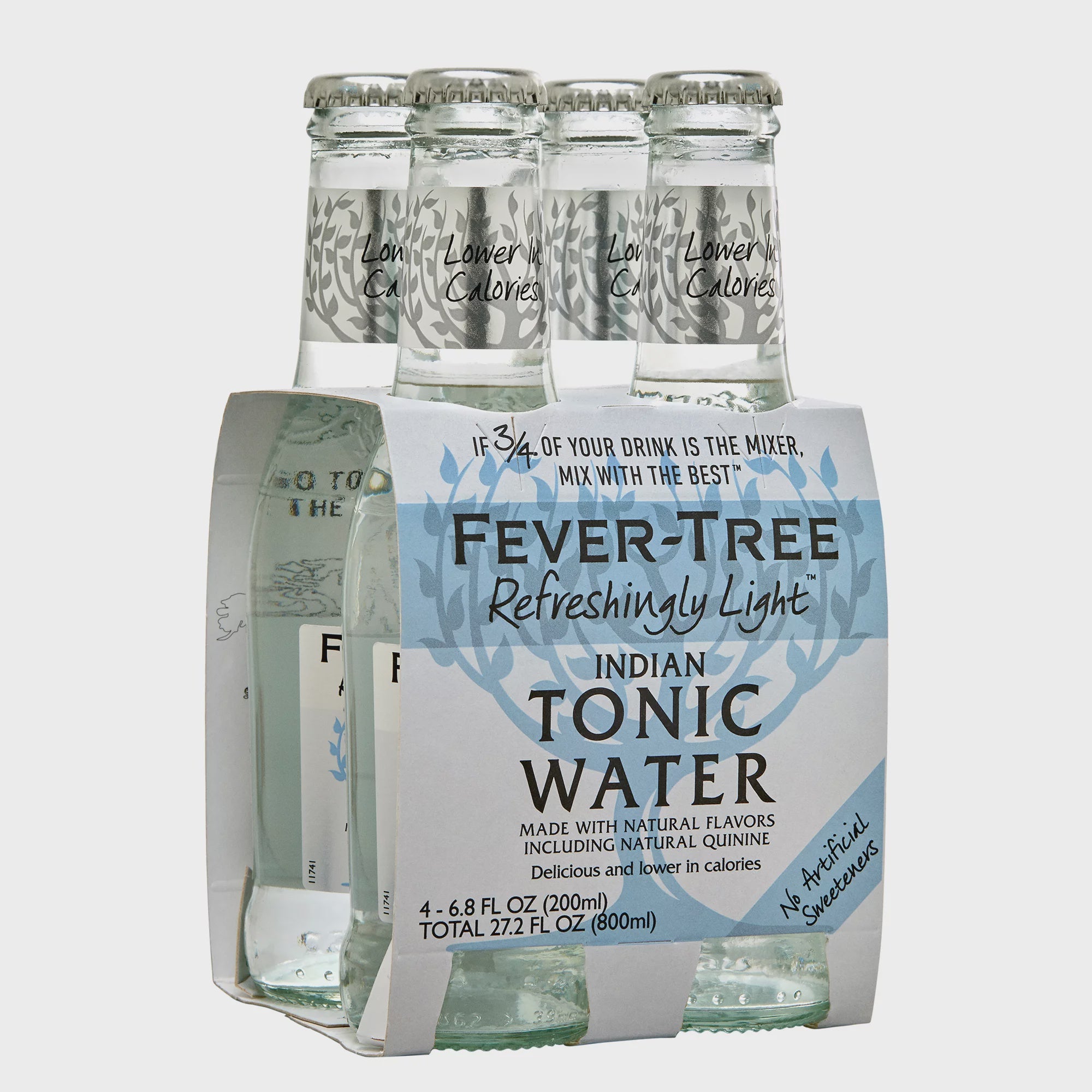 Fever-Tree Light Indian Tonic Water 6.8fl oz  x 4