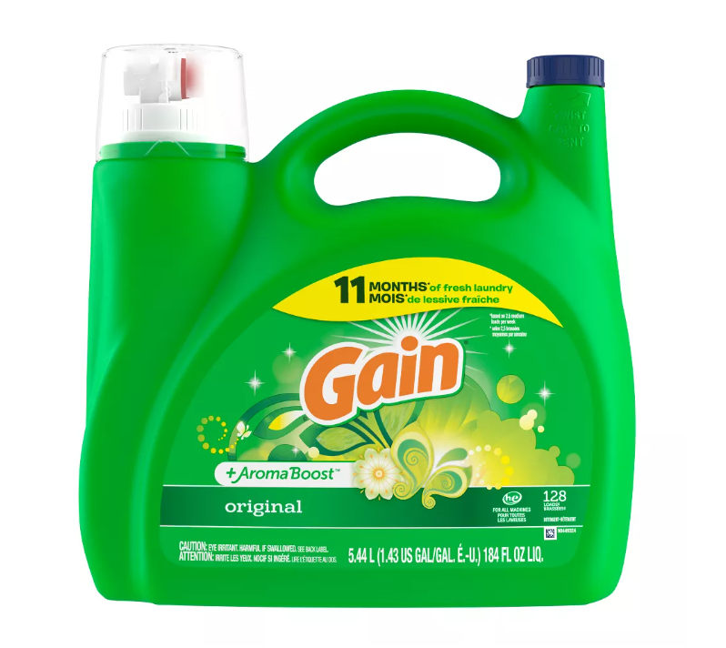 Gain + Aroma Boost Original Scent Liquid Laundry Detergent  184fl oz