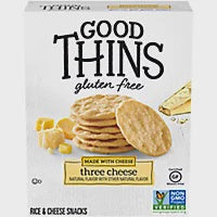 Good Thins GF Three Cheese GF crackers 3.5oz
