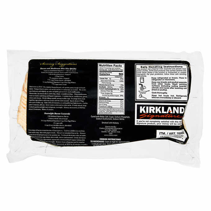 Kirkland Hickory Smoked Bacon 1lb
