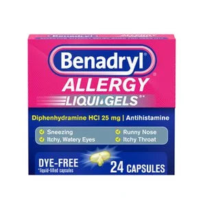 Benadryl Allergy Liquigels 24ct