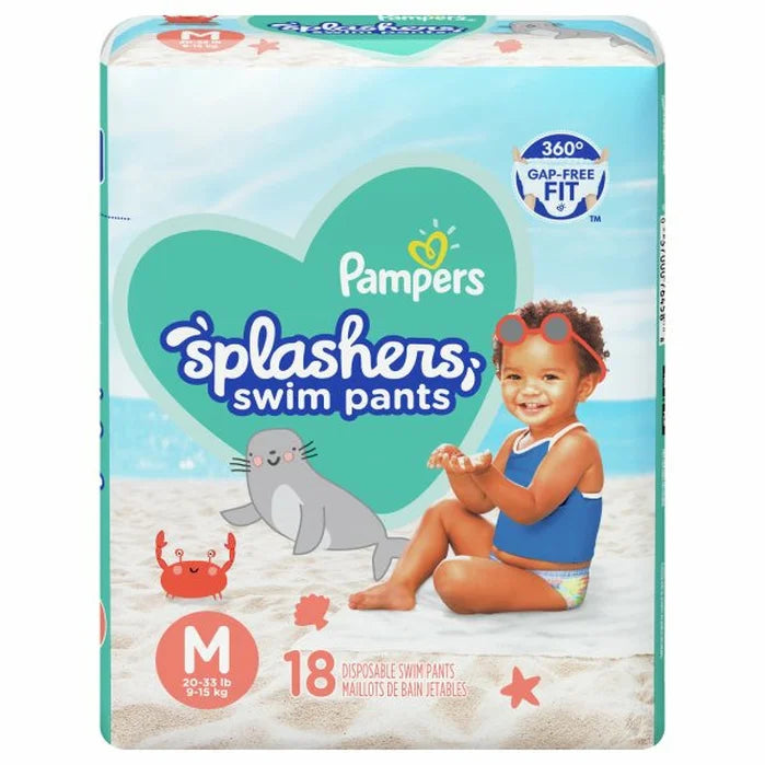 Pampers Splashers Size M 18ct