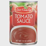 Our Family Tomato Sauce 15oz