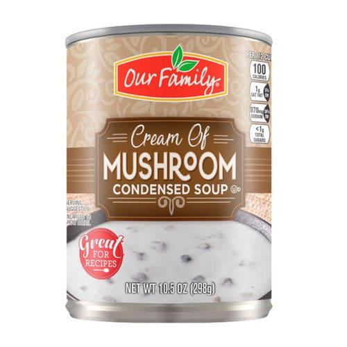 Our Family Cream of Mushroom Condensed Soup 10.5oz