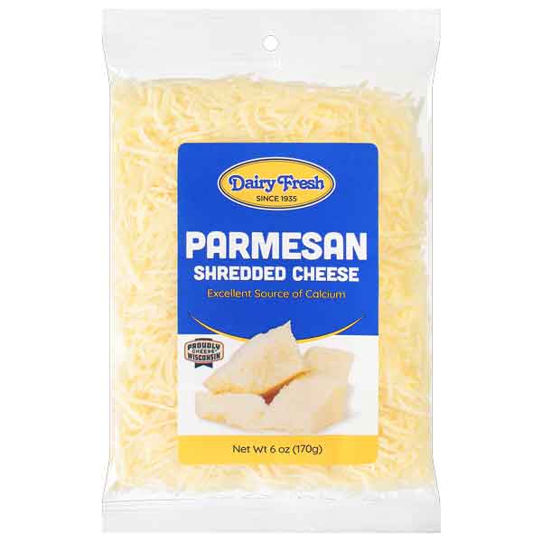 Dairy Fresh Fancy Shredded Parmesan Cheese 6oz