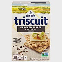Nabisco Triscuit Cracked Pepper & Olive Oil Crackers 8.5oz
