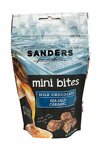 Sanders Sea Salt Caramel Mini Bites Chocolate 3.75oz
