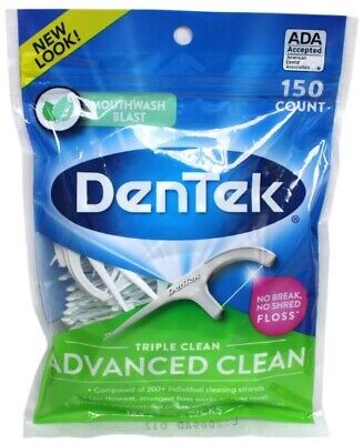 DenTek Triple Clean Floss Picks 150ct