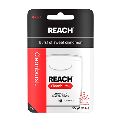 Reach Cinnamon Waxed Dental Floss 55yd