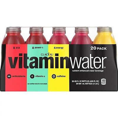 Vitaminwater Variety Pack 20fl oz x 20