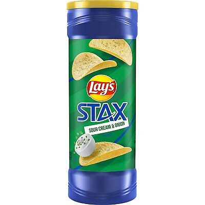 Lay's Stax Sour Cream & Onion Potato Crisps 5.5oz