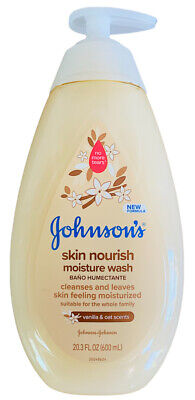 Johnson's Moisture Wash Vanilla & Oat 20.3fl oz