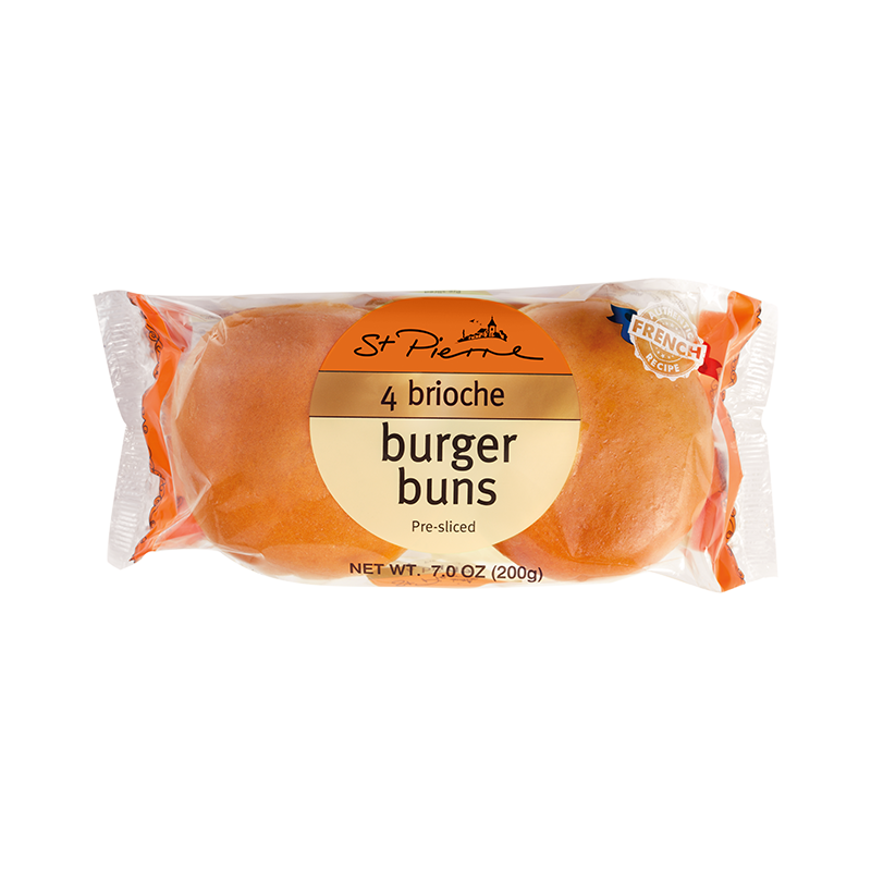 St. Pierre Burger Buns 7oz x 4
